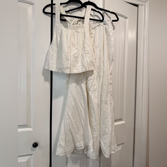 Free People Pants - Free People Cream pant set